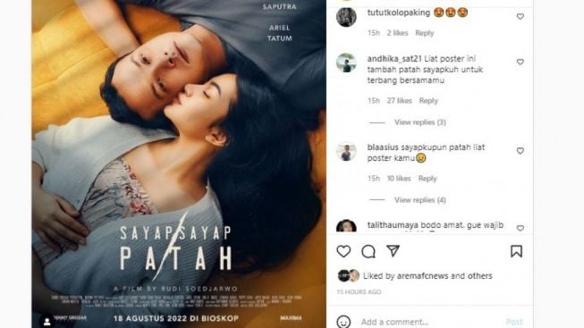 Laju Kepak Sayap Sayap Patah, Film Ini Tembus 1 Juta Penonton