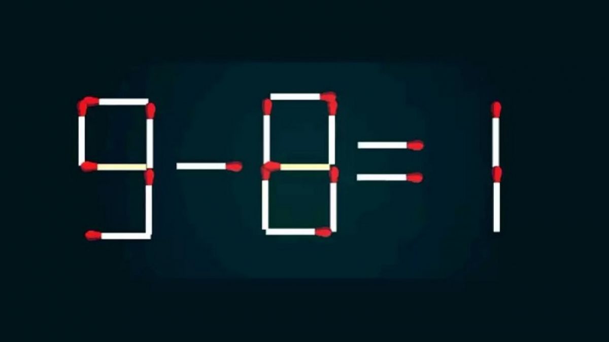 Jawaban tes IQ memindahkan dua batang korek [Escola Educacao]