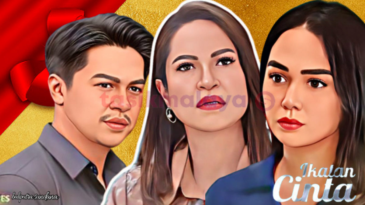 Ilustrai pemeran Sal, Mama Rosa, dan Siena dalam Sinetron Ikatan Cinta. [rcti/Darkmoon_Art /]