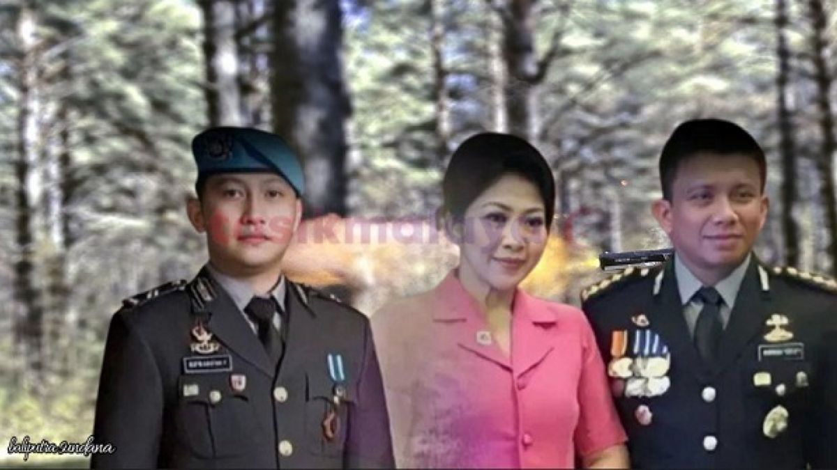 Kolase foto dokumen Brigadir J, Putri Candrawathi, dan Ferdy Sambo. [dok polri]
