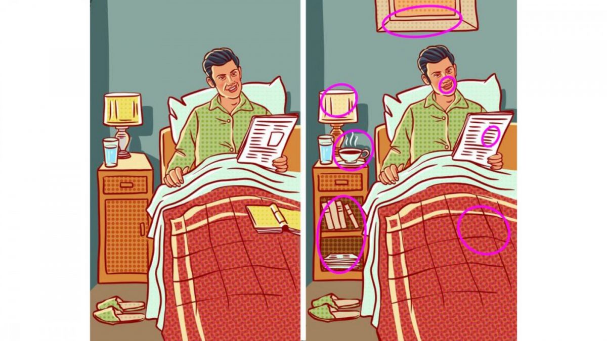 Ilustrasi jawaban tes psikologi, menemukan perbedaan. [Educadores Live]