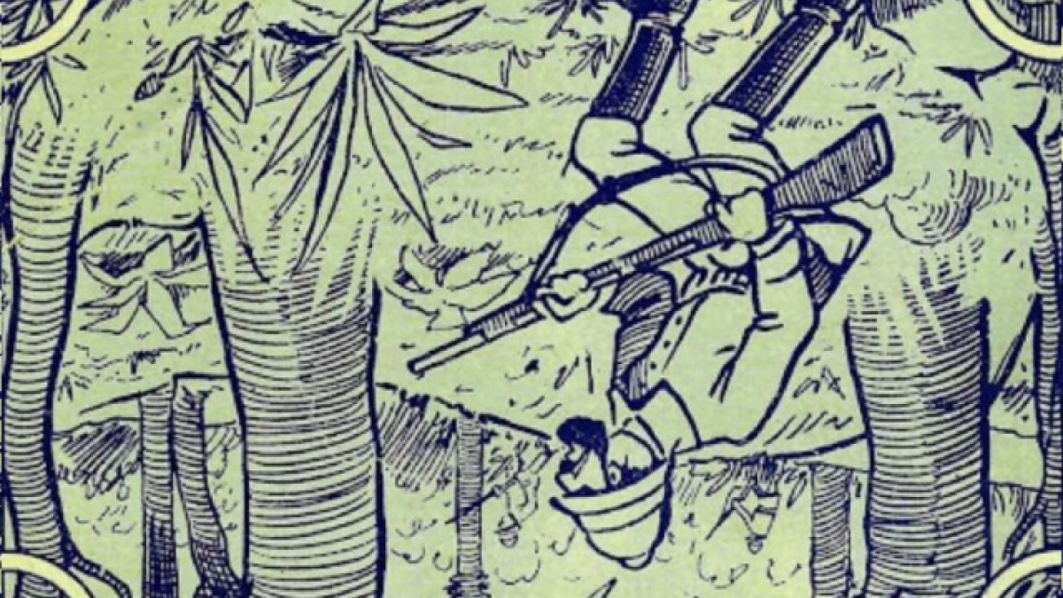 Ilustrasi jawaban gambar tes IQ, menemukan gajah yang tersembunyi. [Educadores Live]