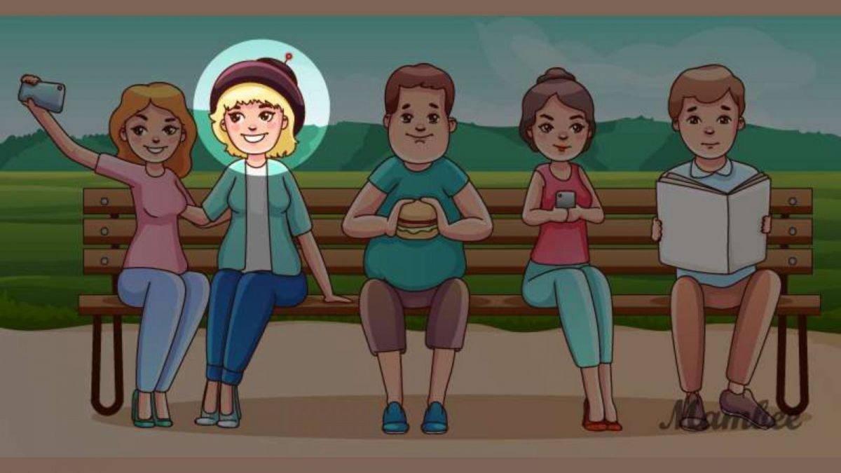 Ilustrasi gambar jawaban tes IQ, menemukan robot manusia diantara mereka. [Educadores Live]