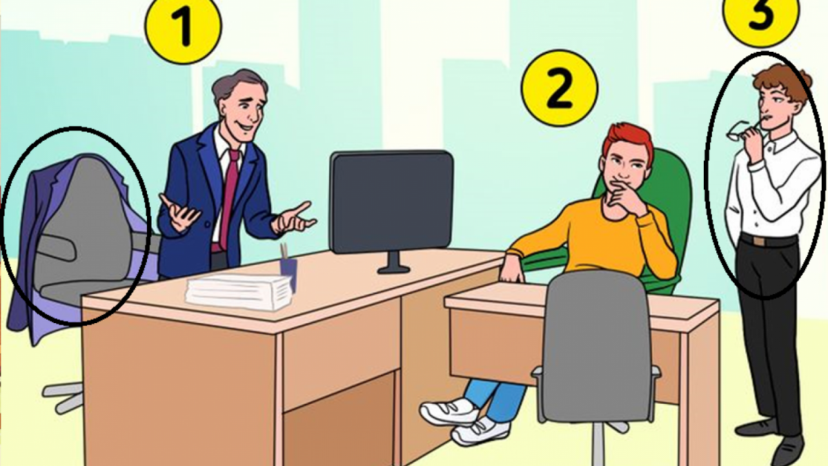 Ilustrasi gambar jawaban tes IQ, menemukan bos aslinya. [Educadores Live]