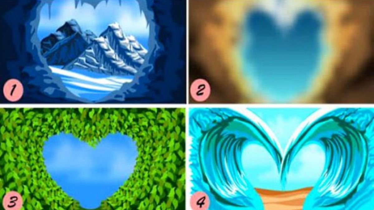 Ilustrasi gambar tes psikologi, ketahui seberapa romantisnya Anda melalui gambar hati favorit Anda. [Namastest]