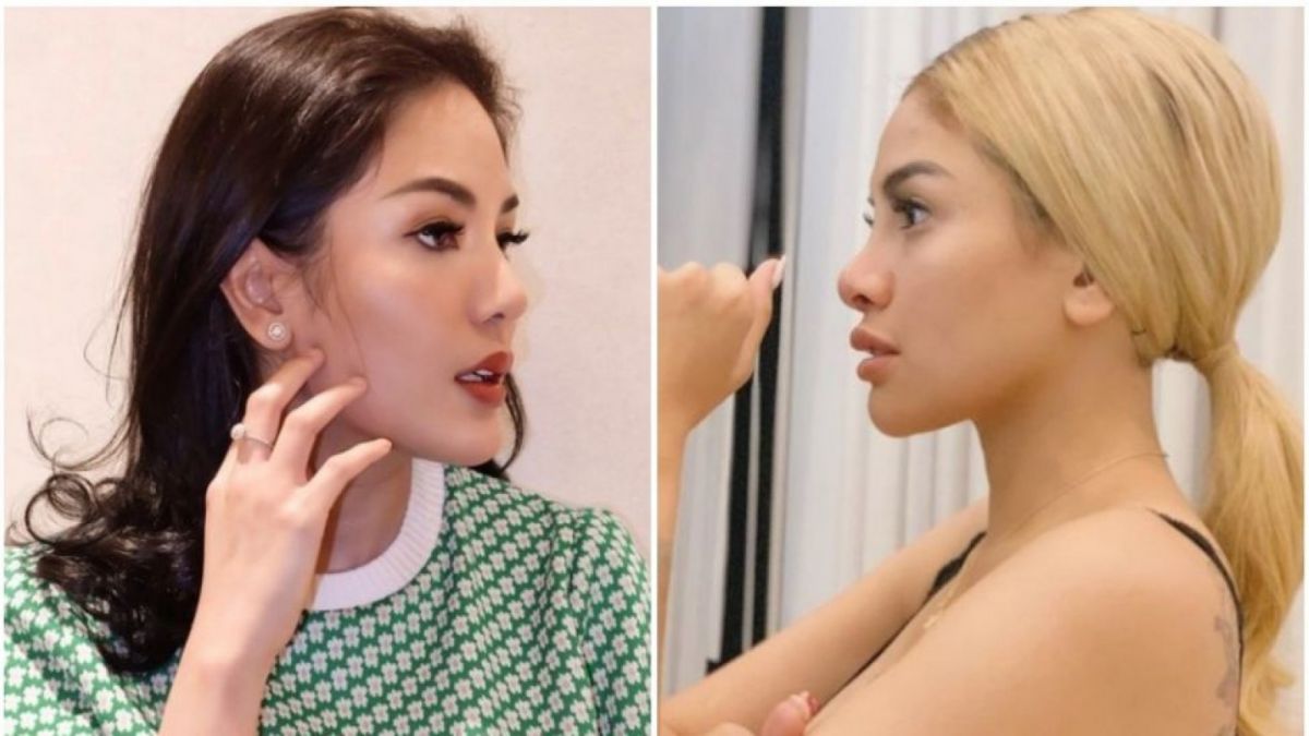 Foto kolase Nindy Ayunda dan Nikita Mirzani.