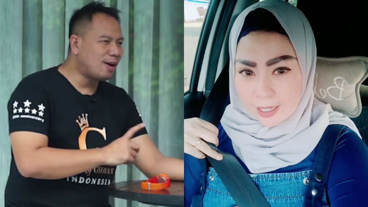 Dewinta sebut Vicky Prasetyo minta kirim foto syurnya dengan pakaian dalam. [Instagram/dewintabaharreal&vickyprasetyo777]