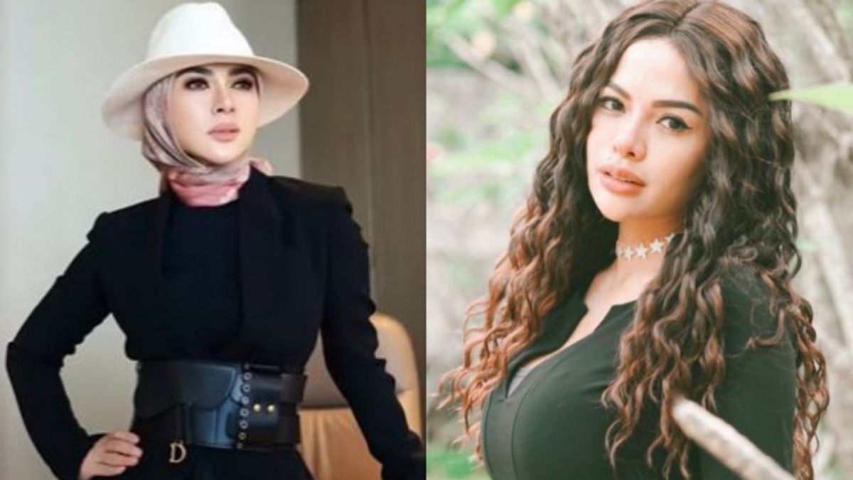 Kolase potret Syahrini dan Nikita Mirzani (Instagram)