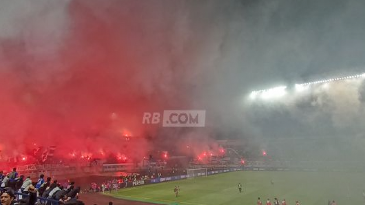 Suasana di Stadion GBLA pasca pertandingan Persib Bandung vs Persikabo 1973 pada Sabtu, (15/4/2023). [(Republik Bobotoh)]