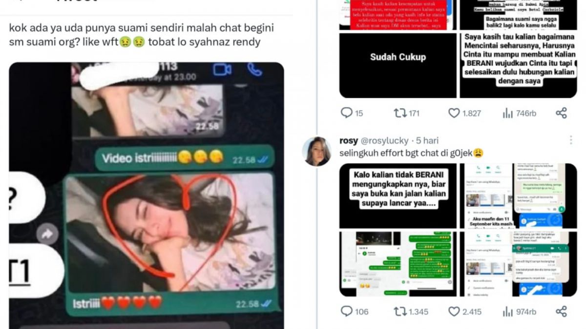 Kekesalan netizen atas perselingkuhan Syahnaz Sadiqah dan Rendy Kjaernett. [(Twitter)]