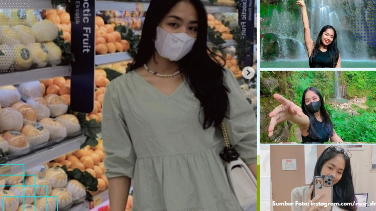 Kolase foto kekasih pemain Timnas Indonesia U-23, Jeam Kelly Sroyer yang bernama Novita.