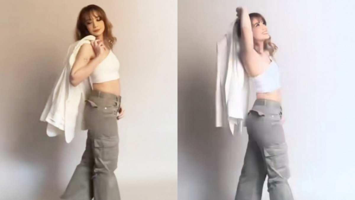 Penampilan Seksi Putri Anne saat pemotretan (TikTok)