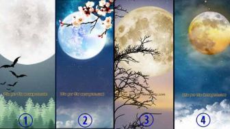 Tes Psikologi: Gunakan Waktu 15 Detik untuk Pilih Satu Bulan pada Gambar Ini, Ketahui Kepribadian Anda yang Tersembunyi