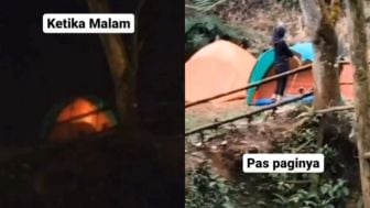 Bikin Geger Pendaki, Viral Video Tenda Bergoyang di Gunung Salak Bogor, Diduga...