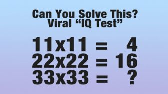 Tes IQ: Jika Memiliki Kepintaran di Atas Rata-rata, Waktu Anda 30 Detik untuk Menjawab Soal Ini, Apakah Bisa?