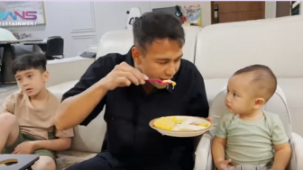 Intip Kedekatan Sang Sultan Andara Dengan Kedua Buah Hatinya, Raffi Ahmad: Sini Nak! Duduk Sama Papa