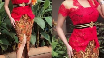 Ini Wajah Wanita Kebaya Merah yang Akhirnya Terlihat Jelas, Cantik Alami hingga Kulit Putihnya Bikin Kaum Adam Tak Bisa Berkedip