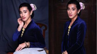 Bio One Pamer Foto Feminin Pakai Kebaya Biru dan Konde Banjir Pujian Artis: Cantik lho, Bi