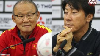 Jelang Laga Semifinal Leg Kedua Vietnam vs Indonesia, Perang Urat Syaraf Park Hang Seo dan Shin Tae Yong Kembali Panas