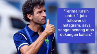 Berkah 10 Laga Tak Terkalahkan, Follower IG Pelatih Persib Luis Milla Tembus 1 Juta, Bobotoh Beri Jaminan Begini