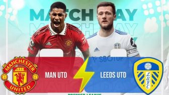 Malam Ini Manchester United vs Leeds Tayang Live di TV Nasional dan via Streaming, Lengkap dengan Prediksi Line-Up dan Skor