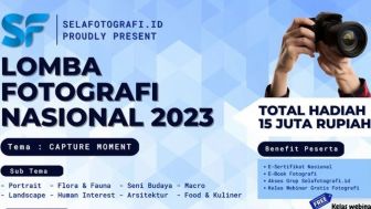 Informasi Lomba Fotografi Nasional 2023 Berhadiah Rp15 Juta, Deadline Juni