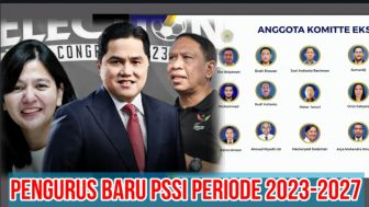 Ini Daftar Lengkap Pengurus PSSI Periode 2023-2027 Hasil Kongres Luar Biasa, dari Ketum hingga Exco