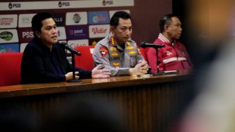 Gandeng Polri, Ketua Umum PSSI Erick Thohir Siap Obati Borok Sepak Bola Tanah Air