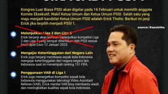 Pernah Bilang Harus Punya Nyali Besar Pimpin PSSI, Janji Erick Thohir Mulai Tak Dipenuhi, Hamka Hamzah Kecewa