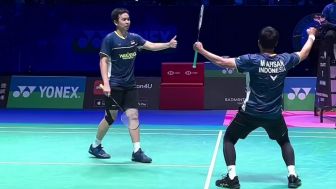 Ahsan/Hendra Melaju ke Semifinal All England 2023, Babah Ahsan: Saya Mohon Maaf Karena Selebrasi Berlebihan