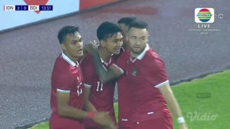 Indonesia vs Burundi Babak Pertama, Yacob Sayuri, Dendy dan Rizky Ridho Cetak Gol, Shin Tae Yong Tersenyum Puas