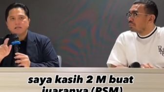 Erick Thohir Rela Keluarkan Duit 2 M untuk Juara Liga 1 PSM Makassar, tapi Wanti-Wanti Begini kepada PT LIB