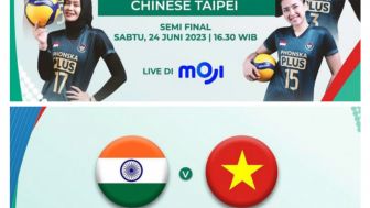 Jadwal Voli Putri AVC Challenge Cup 2023 Semi Final Hari Ini