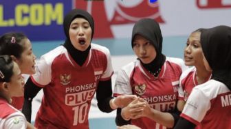 Drama semi final AVC Challenge Cup For Women 2023 Indonesia vs Chinese Taipe