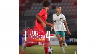 Hasil Pertandingan Indonesia Vs Laos AFF Woman's Championship 2023