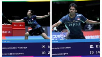 Sektor Tunggal Putra, Putri Chico  dan Gregoria Melaju ke Babak 16 Besar Jepang Open 2023