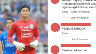 Kiper Adi Satryo Dibully Netizen Akibat Perlakuannya ke Pemain Persib Arsan Makarim