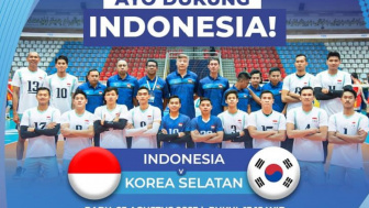 Jadwal Pertandingan Timnas Voli Indonesia di AVC Senior Men's Volleyball Championship 2023