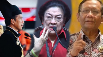 Petugas Partai Jadi Presiden, Megawati Tiba-Tiba Minta Jokowi Bubarkan KPK, Mahfud MD Angkat Bicara