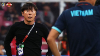 Shin Tae-yong Sebut Keputusan Wasit Sangat Memalukan di Final Piala AFF U-23 2023