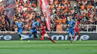 Ketum The Jakmania Kode Persija Jakarta vs Persib Bandung di Stadion Patriot