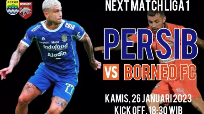 Head to Head dan Prediksi Skor Persib Bandung vs Borneo FC