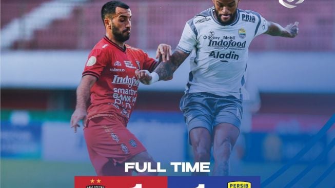 Laga Bali United vs Persib Bandung Berlanjut di Media Sosial, Admin Kedua Klub Adu Twitan Begini