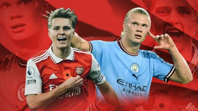 Duel Arsenal vs Manchester City Jadi Ajang Pembuktian Bakat Norwegia Belum Habis di Eropa, Lihatlah Odegaard dan Haaland Jadi Bintang Premier League!