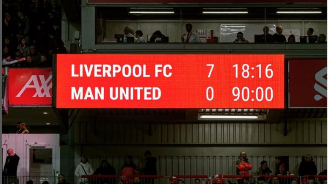 Liverpool Tampil Kesetanan, Bantai MU dengan Skor Fantastis!