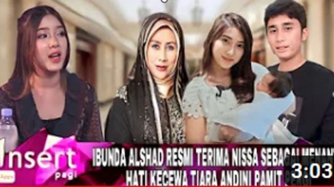 CEK FAKTA: Ibunda Alshad Ahmad Resmi Terima Nissa Asyifa sebagai Mantu Usai Tiara Andini Pamit Pergi, Benarkah?