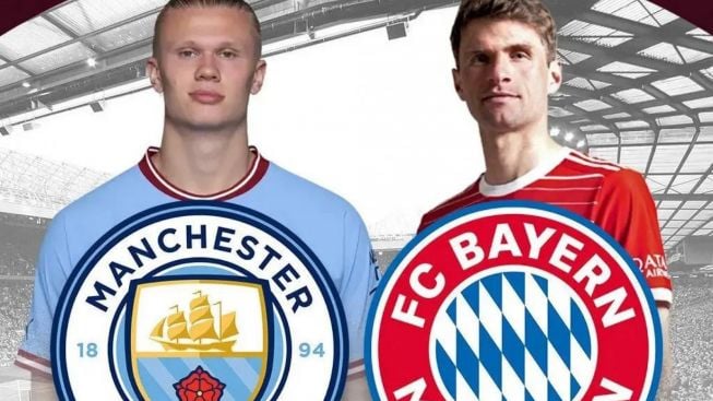 LIVE SCTV! Malam ini Manchester City vs Bayern Munich di 1/4 Final Liga Champions: Haaland memang Monster Gol, tapi tak pernah Menang lawan Bayern