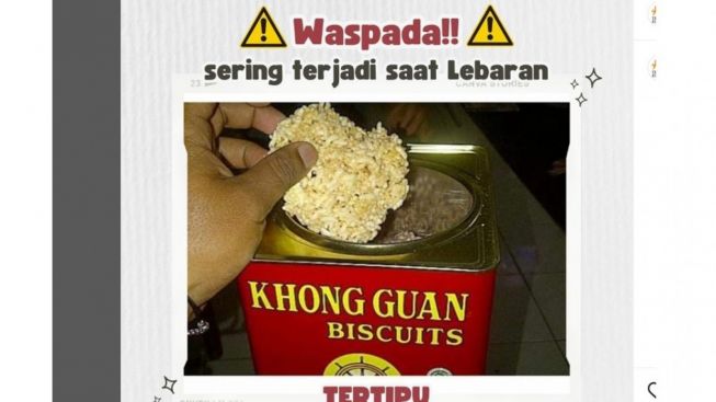 Saat Lebaran, Ini 2 Ciri Kaleng Khong Guan Isinya Bukan Biskuit