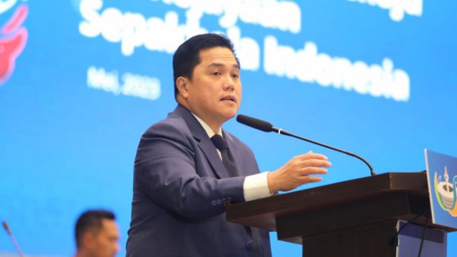 Ini 4 Tradisi yang Erick Thohir Inginkan untuk Sepak Bola Indonesia, saat Berbicara di Kongres Biasa PSSI 2023