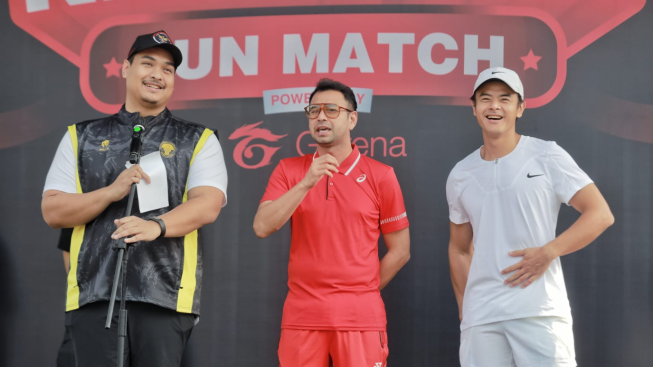 Kampanye Budaya Olahraga, Raffi Ahmad dan Dion Wiyoko Ikut Ramaikan Kemenpora Fun Match Garena